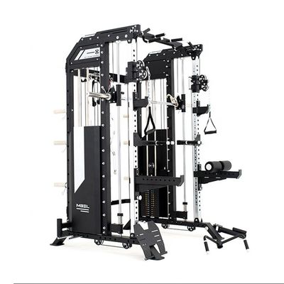 No Equipo de acondicionamiento físico en el hogar plegable 4 en 1 Multifuncional Smith Machine Squat Rack