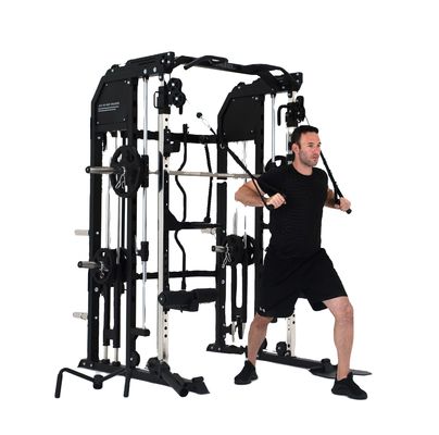 G7 G7W Equipo de ejercicios multifunción 3 en 1 Combo Power Rack con función de máquina Smith