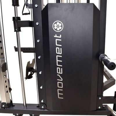 Equipo de gimnasio para hombres en casa Brillante negro Gimnasio todo en uno Máquina Smith para culturismo