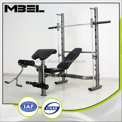 1970*1220*2040mm Dimensión montada Banco de levantamiento de pesas para entrenamiento de fuerza