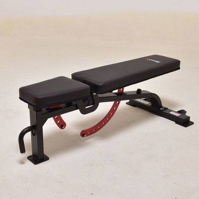 Equipo de gimnasia de hombres de inclinación ajustable y resistente para ejercicios con pesas