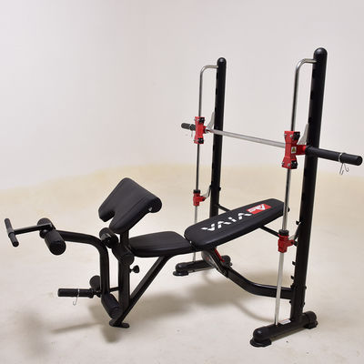 Máquina de entrenamiento de fuerza Equipo de gimnasio Banco de levantamiento de pesas ajustable moderno para hombres