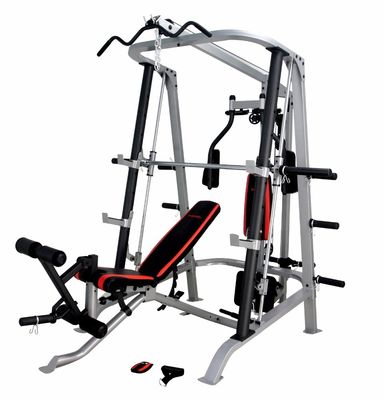 Equipo de estación multifunción negro para ejercicios de gimnasio en casa y entrenamiento de fuerza