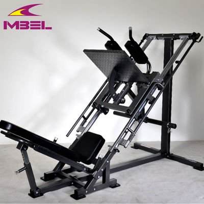 Equipo de gimnasio multifuncional para ejercicios de ejercicios de presión de piernas y agachamiento en gris/negro
