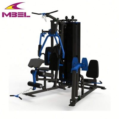 Conjunto de gimnasio en casa de varias estaciones para hombres para entrenamiento de fuerza de cuerpo completo y ejercicio cardiovascular
