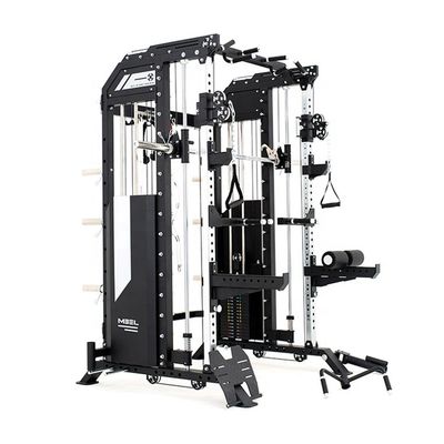 Máquina de Smith de metal moderno multifunción equipo de gimnasio todo en una máquina de cable
