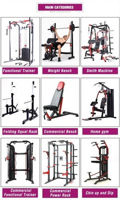 Banco de utilidad ajustable para equipos de ajuste corporal, dimensiones montadas 1610*630*1310 mm