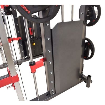 2024 hombre negro Matt 3 en 1 Fitness Power Rack Multifuncional Entrenador máquina Smith