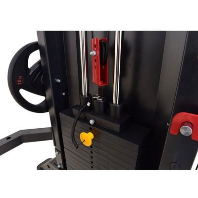 2024 hombre negro Matt 3 en 1 Fitness Power Rack Multifuncional Entrenador máquina Smith