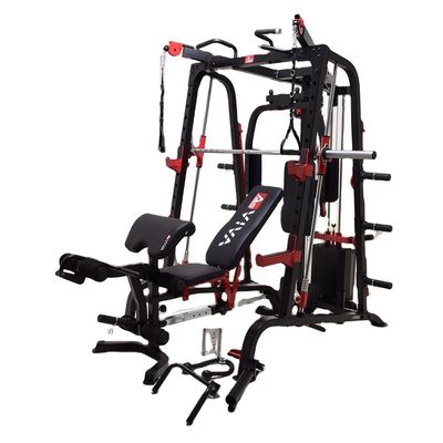 Estación de sentadillas de la máquina Smith Multifunción de gimnasio en casa Equipo de acondicionamiento 40'/ Unidad 70