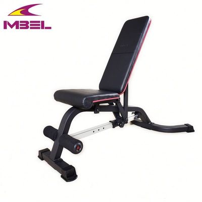 Banco de utilidad plano para ejercicios físicos Equipos de gimnasio en el puerto de carga de Qingdao