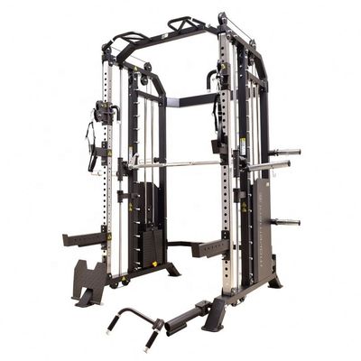 Equipo de gimnasio personalizado Smith máquina con sistema de polea