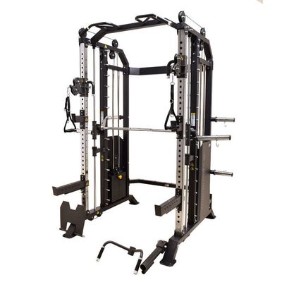 Precio asequible y duradero 1700X1990X2300mm Equipo de gimnasio Máquina Smith con sistema de polea