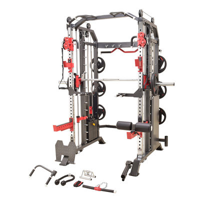 G7A G7W Gris oscuro Todo en Uno con Power Rack Entrenador Funcional Smith Máquina 40'/unidad 45