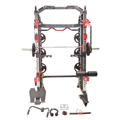 G7A G7W Gris oscuro Todo en Uno con Power Rack Entrenador Funcional Smith Máquina 40'/unidad 45