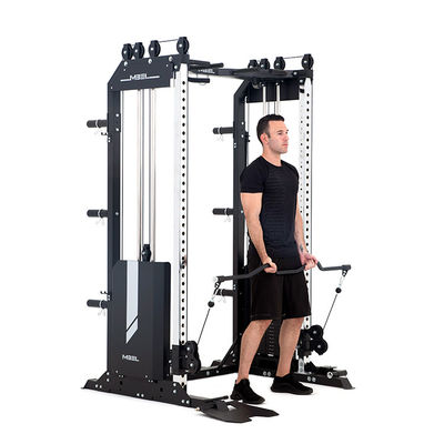 Metal Gris Ligero Luxo XT2 Entrenador Multifuncional Power Rack Equipo de gimnasio Máquina de ejercicio