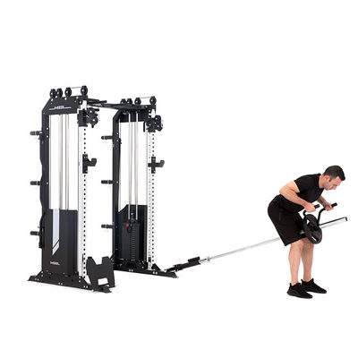 Metal Gris Ligero Luxo XT2 Entrenador Multifuncional Power Rack Equipo de gimnasio Máquina de ejercicio