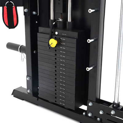 Trainer rojo multifuncional Power Rack Equipo de gimnasio Equipo de ejercicios Smith Machine Home Gym Station NW 378.2