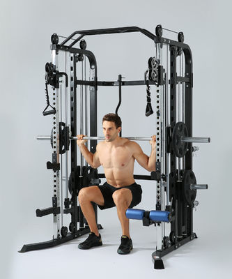 Red Multifunktional Trainer Smith máquina para hombres equipo de entrenamiento para el hogar y el gimnasio