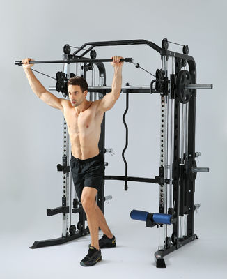 Red Multifunktional Trainer Smith máquina para hombres equipo de entrenamiento para el hogar y el gimnasio