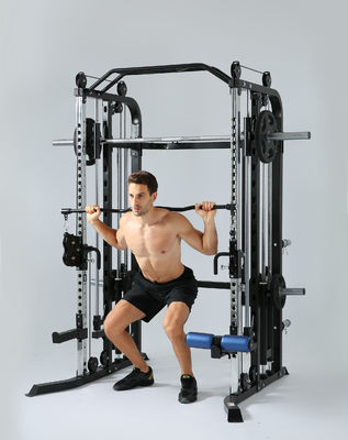 Red Multifunktional Trainer Smith máquina para hombres equipo de entrenamiento para el hogar y el gimnasio