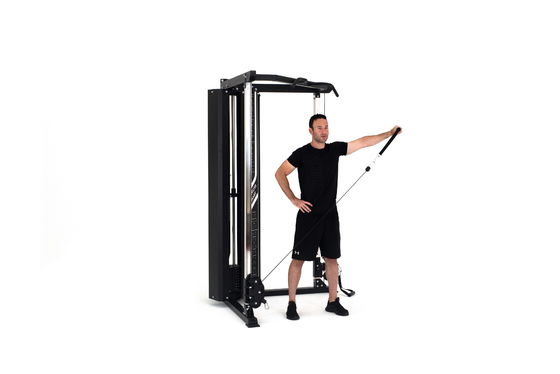 Entrenador multifuncional Barbell Rack Gym Fuerza y rendimiento con Power Rack