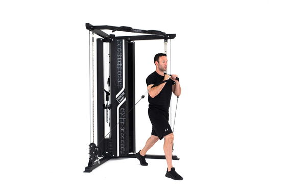 Entrenador funcional de culturismo Equipo de gimnasio en casa con sistema de polea doble ajustable