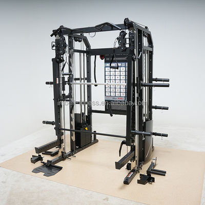 Cuadro de cuclillas de gimnasio ajustable con cable con 90 libras de peso