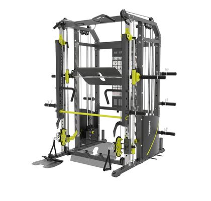 Equipo de gimnasio de potencia ajustable comercial Entrenador funcional Smith Máquina de sentadillas