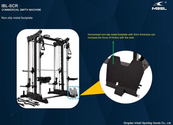 Unisex multifunción de una estación de gimnasio equipo de sentadilla rack Smith máquina para el fitness