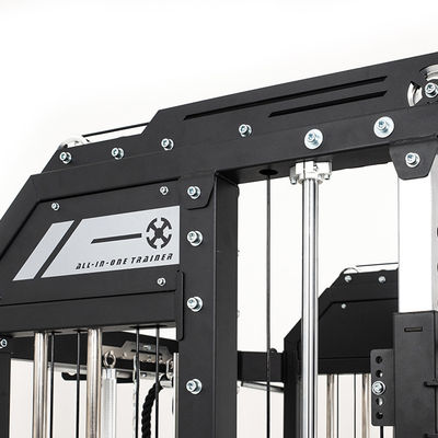 Diseño Equipo de construcción corporal Máquina Smith 3D con entrenador funcional y bastidor de energía