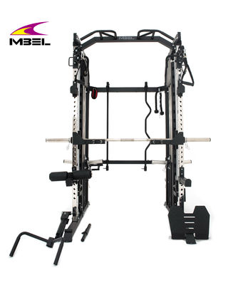 Black All In One Multi Function Smith Machine Equipo de acondicionamiento físico para el servicio OEM ODM