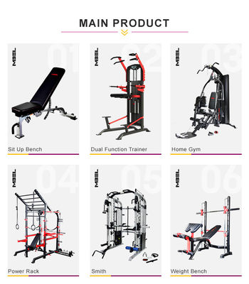 Función de culturismo Estantes de sentadillas para el hogar Fitness Smith Máquina Materiales de acero
