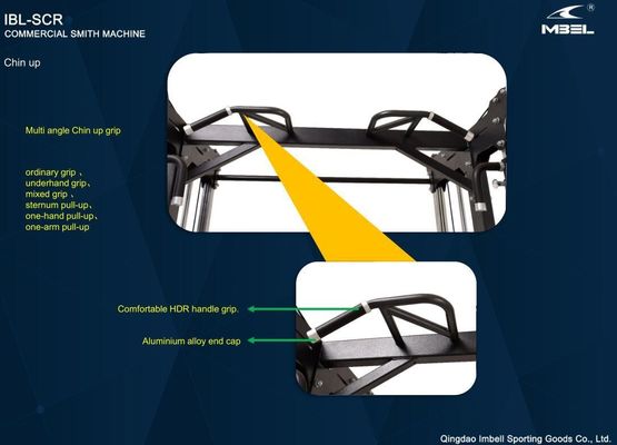 Equipo de culturismo moderno Estante de sentadillas plegable ajustable para ejercicio multifuncional