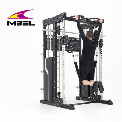 Bodybuilding Multifuncional Pull Up Bar Smith Máquina de sentadillas con polea de cable