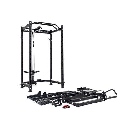 Estante de sentadillas comercial chino Estante de ejercicios Estante de energía levantamiento de pesas Medio estante para gimnasio
