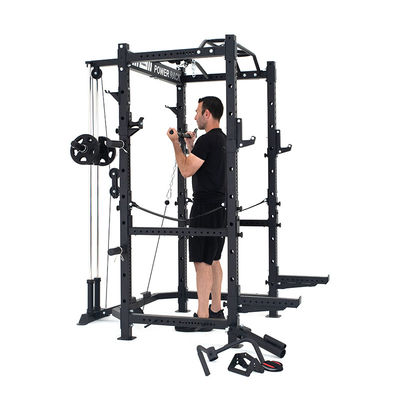 Eco-amigable y plegable multifuncional entrenador Power Rack Squat Rack Smith máquina para el hogar