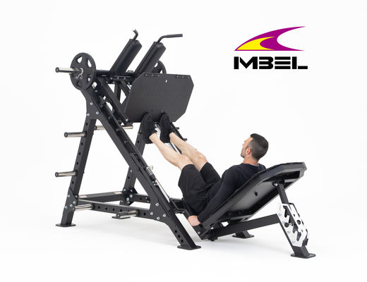 Gimnasio de estilo moderno de varias estaciones 2 en 1 Leg Press Hack Squat SE47 con puerto de carga