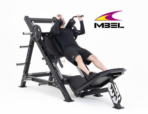 Gimnasio de estilo moderno de varias estaciones 2 en 1 Leg Press Hack Squat SE47 con puerto de carga