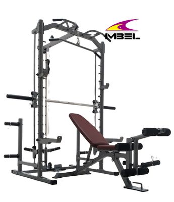 Equipo de ejercicios de gimnasio en casa multifunción disponible con soporte eléctrico de la máquina Smith
