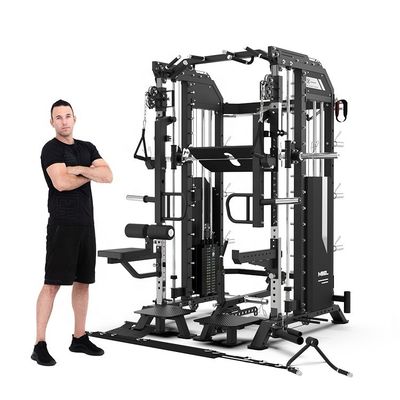 Equipo de gimnasio gris claro X9A Smith máquina diseñada para el éxito del gimnasio masculino